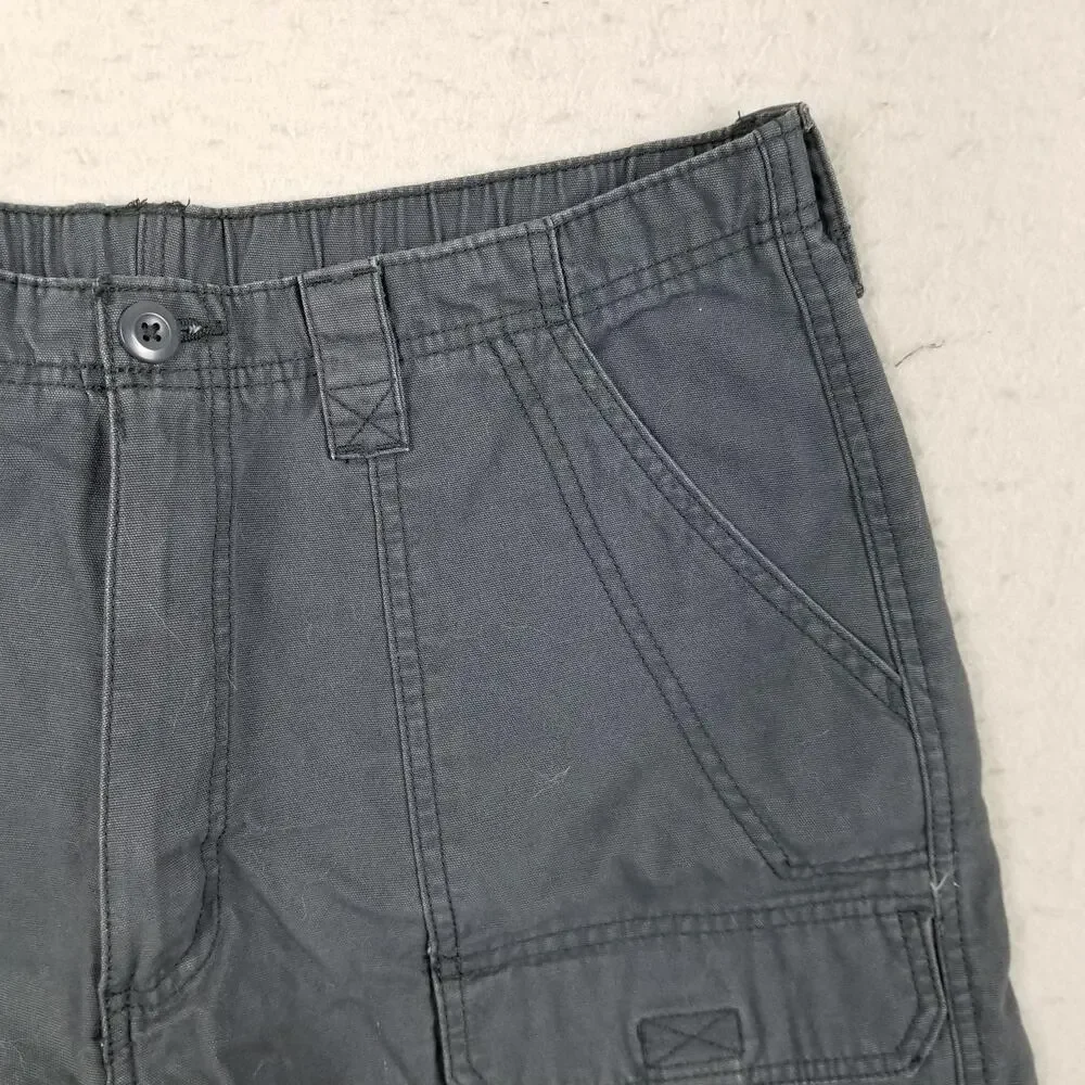 Wrangler Cargo Shorts Mens 36 Utility Pockets Outdoor Classic Casual Relaxed Fit